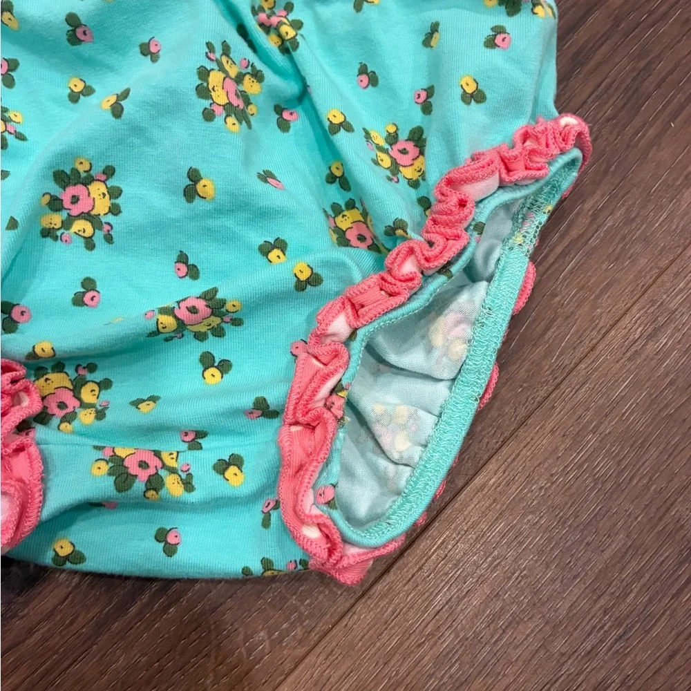 Matilda Jane Blue Floral Diaper Cover Bloomers 12-18m